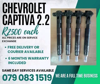 Chevrolet Captiva 2.2 Injectors For Sale With Warranty Included