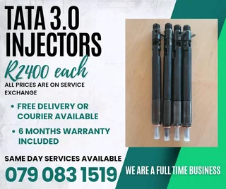 Tata 3.0 Injectors For Sale With Warranty Included