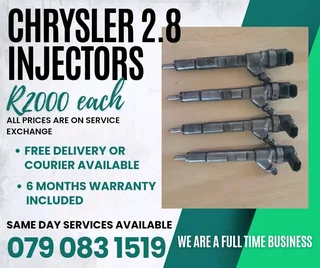 Chrysler 2.8 Injectors For Sale With Warranty
