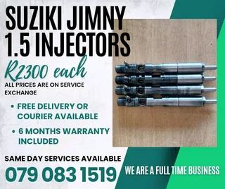 Suziki Jimny 1.5 Injectors For Sale With Warranty Included