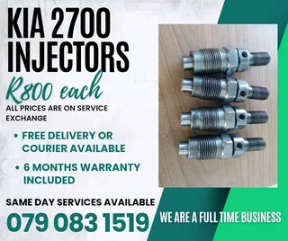 Kia 2700 Injectors For Sale With Warranty Included