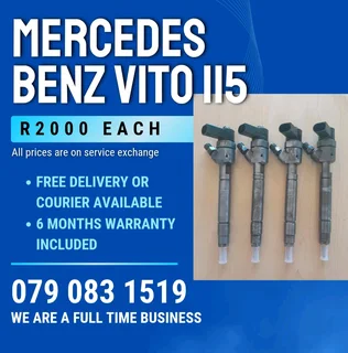 Mercedes Benz Vito Injectors For Sale With Warranty Included