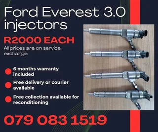 Ford Everest 3.0 Injectors For Sale With Warranty