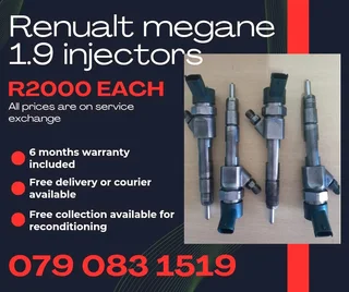 Renault Megane 1.9 Injectors For Sale With Warranty
