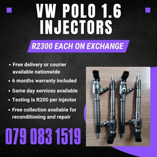 Vw Polo 1.6 Injectors For Sale With Warranty