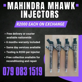 Mahindra Mhawk Injectors For Sale With Warranty Included