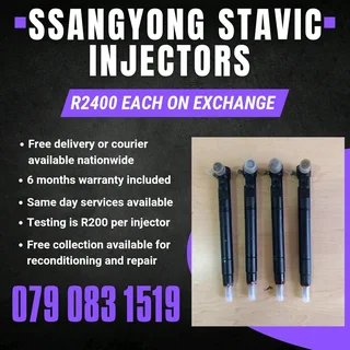 Ssangyong Stavic Injectors For Sale With Warranty Included