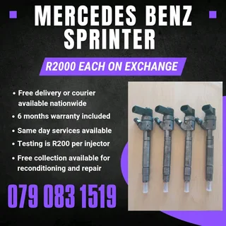 Mercedes Benz Sprinter Injectors For Sale With Warranty Included