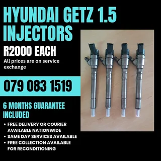 Hyundai Getz 1.5 Injectors For Sale With Warranty