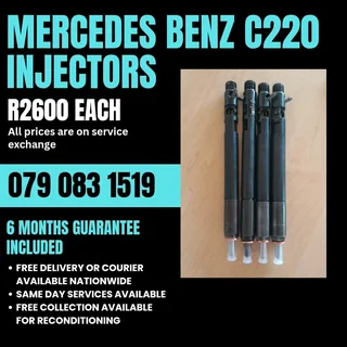 Mercedes Benz C220 Injectors For Sale With Warranty Included