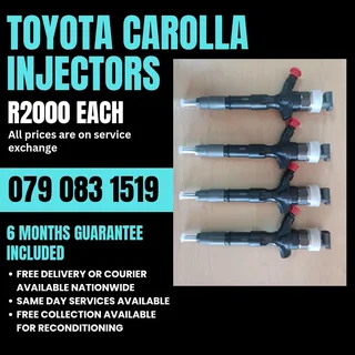 Toyota Carolla Injectors For Sale With Warranty Included