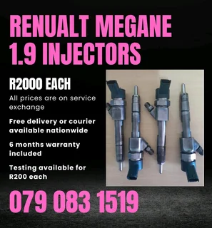 Renault Megane 1.9 Injectors For Sale With Warranty