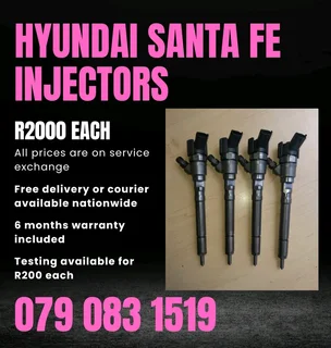 Hyundai Santa Fe Injectors For Sale With Warranty