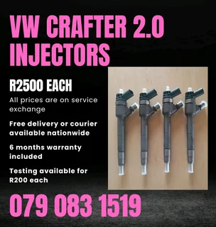 Vw Crafter 2.0 Injectors For Sale With Warranty