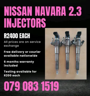 Nissan Navara 2.3 Injectors For Sale With Warranty