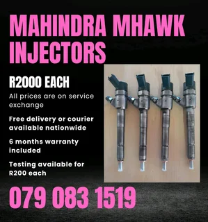 Mahindra Mhawk Injectors For Sale With Warranty Included