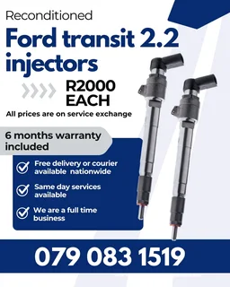 Ford Transit 2.2 Injectors For Sale With Warranty Included