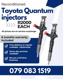 Toyota Quantum Injectors For Sale With Warranty Included