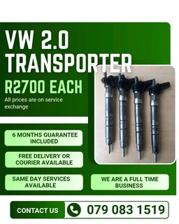 Vw Transporter 2.0 Injectors For Sale With Warranty