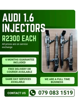 Audi 1.6 Injectors For Sale With Warranty Included
