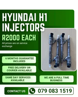 Hyundai H1 Injectors For Sale With Warranty Included
