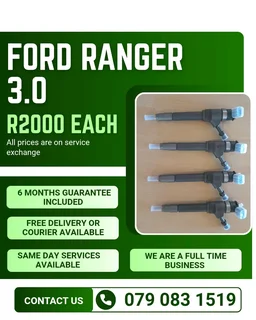 Ford Ranger 3.0 Injectors For Sale With Warranty Included
