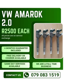 Vw Amarok 2.0 Injectors For Sale With Warranty