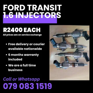 Ford Transit 1.6 Injectors For Sale With Warranty