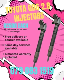 Toyota Gd6 Injectors For Sale With Warranty Included