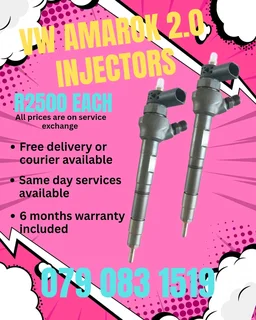 Vw Amarok 2.0 Injectors For Sale With Warranty Included