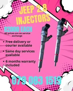 Jeep 2.8 Injectors For Sale With Warranty