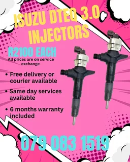 Isuzu Dteq 3.0 Injectors For Sale With Warranty Included