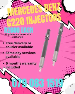 Mercedes Benz C220 Injectors For Sale With Warranty Included