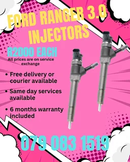 Ford Ranger 3.0 Injectors For Sale With Warranty Included