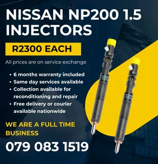 Nissan Np200 1.5 Injectors For Sale With Warranty