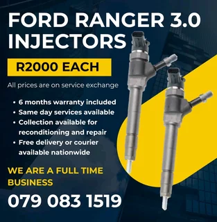 Ford Ranger 3.0 Injectors For Sale With Warranty Included