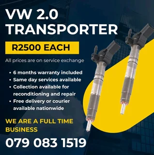 Vw Transporter 2.0 Injectors For Sale With Warranty