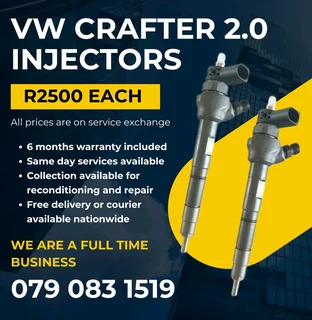 Vw Crafter 2.0 Injectors For Sale With Warranty