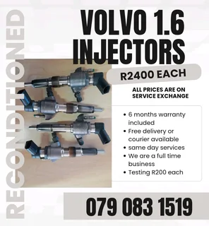 Volvo 1.6 Injectors For Sale With Warranty