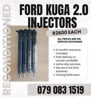 Ford Kuga 2.0 Injectors For Sale With Warranty Included