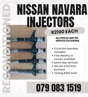 Nissan Navara Yd25 Injectors For Sale With Warranty Included