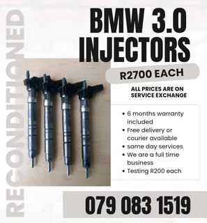 Bmw 3.0 Injectors For Sale With Warranty Included