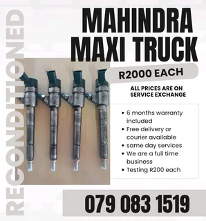 Mahindra Maxi Truck Injectors For Sale With Warranty Included