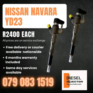 Nissan Navara 2.3 Injectors For Sale With Warranty