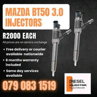 Mazda Bt50 3.0 Injectors For Sale With Warranty