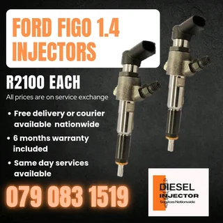 Ford Figo 1.4 Injectors For Sale With Warranty
