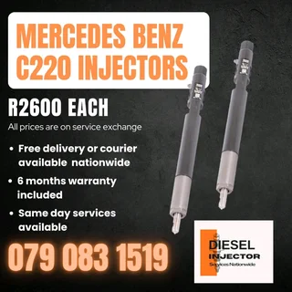 Mercedes Benz C220 Injectors For Sale With Warranty Included