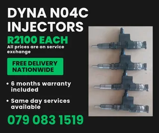 Dyna N04c Injectors For Sale With Warranty