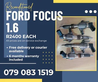 Ford Focus 1.6 Injectors For Sale With Warranty