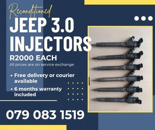 Jeep 3.0 Injectors For Sale With Warranty Included